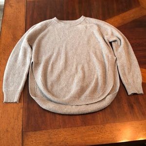 Chunky knitted sweater